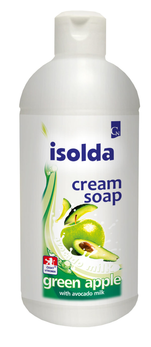 isolda Zelené jablko s avokádovým mliekom, 500ml - Medispender