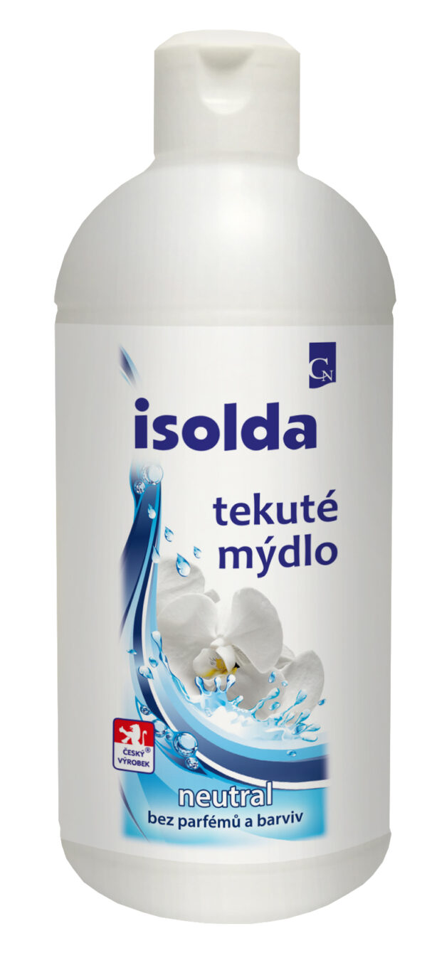 isolda NEUTRAL tekuté mydlo bez parfumácie a farbív, 500ml - Medispender