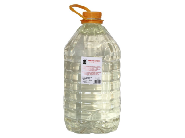 Mydlo tekuté antibakt., bez parfumácie, číre, 5L