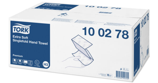Tork Singlefold extra jemné papierové utierky